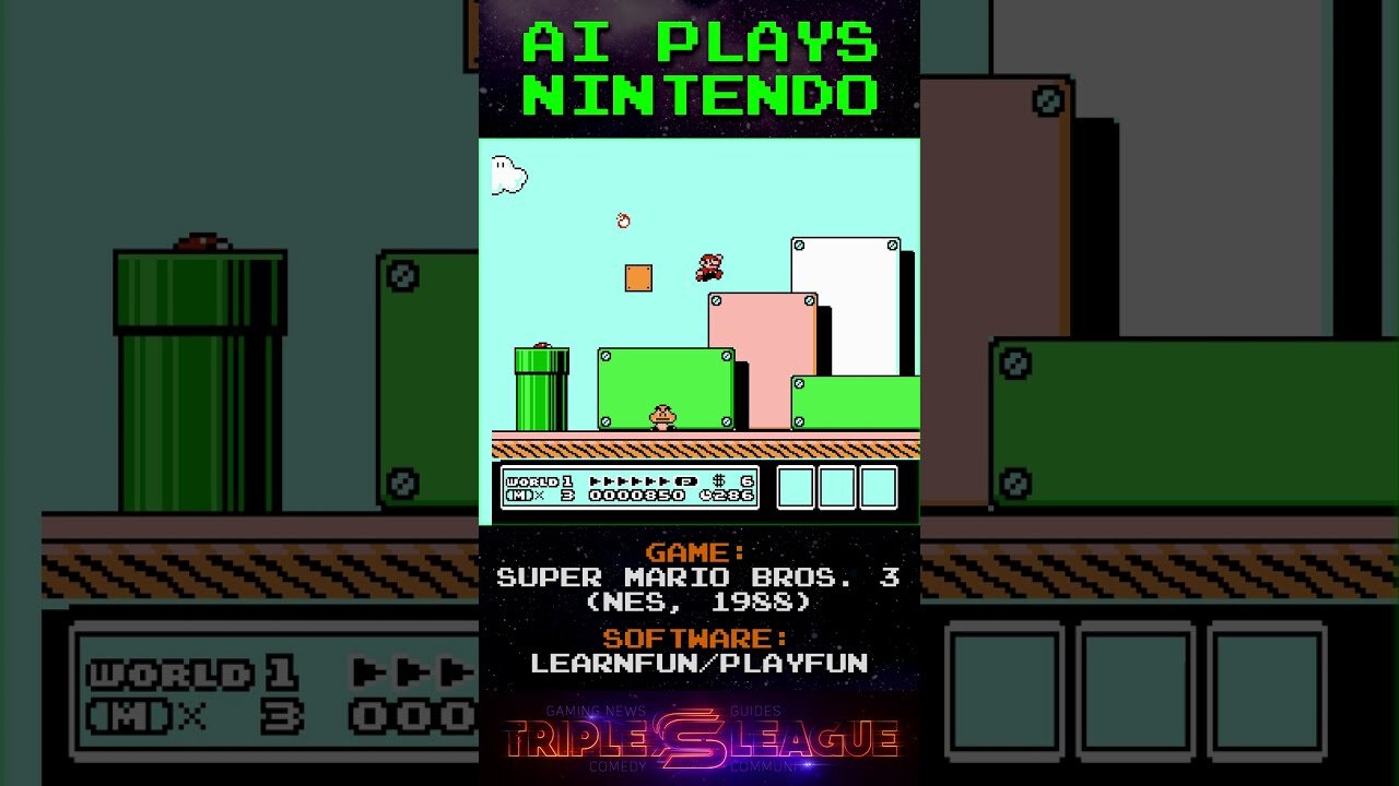 AI Plays Nintendo: Greedy Playfun Is Dying For Coins (Literally) | #Shorts