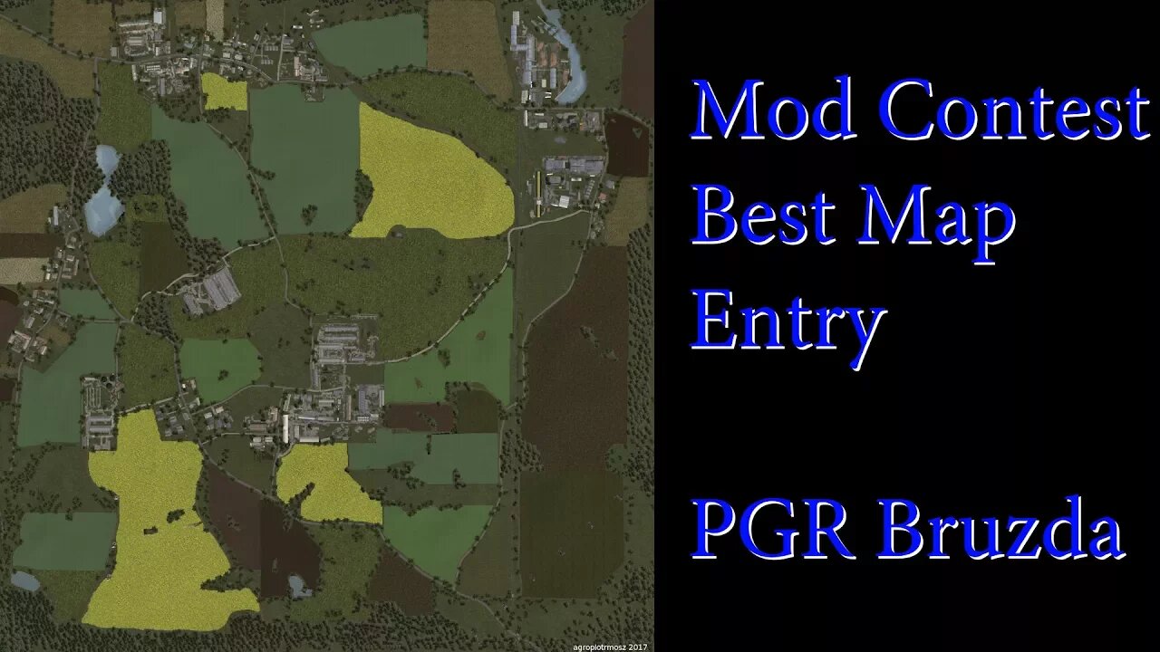 FS17 - Mod Contest - Best Map Submission - PGR Bruzda