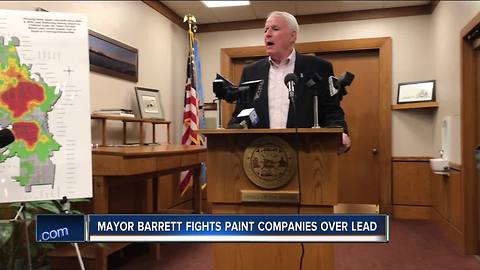 Mayor Barrett: Paint industry trying to put lead problem on water