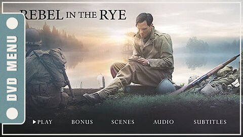 Rebel in the Rye - DVD Menu