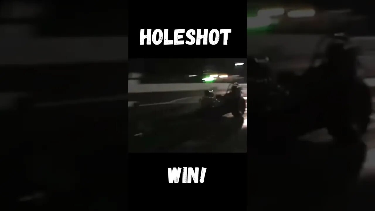 Old School Holeshot Win! #shorts