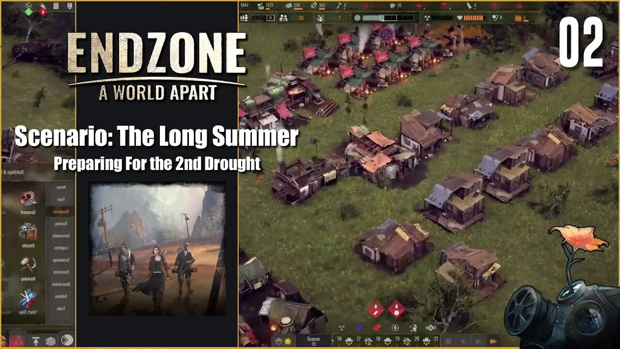 Scenario: The Long Summer - Lets Play Endzone A World Apart - Preparing For the 2nd Drought - Part 2