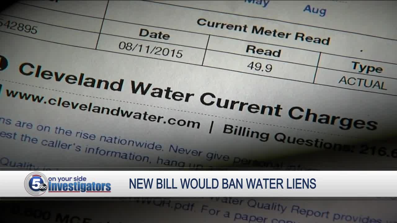 Proposed law would ban Cleveland Water tax liens