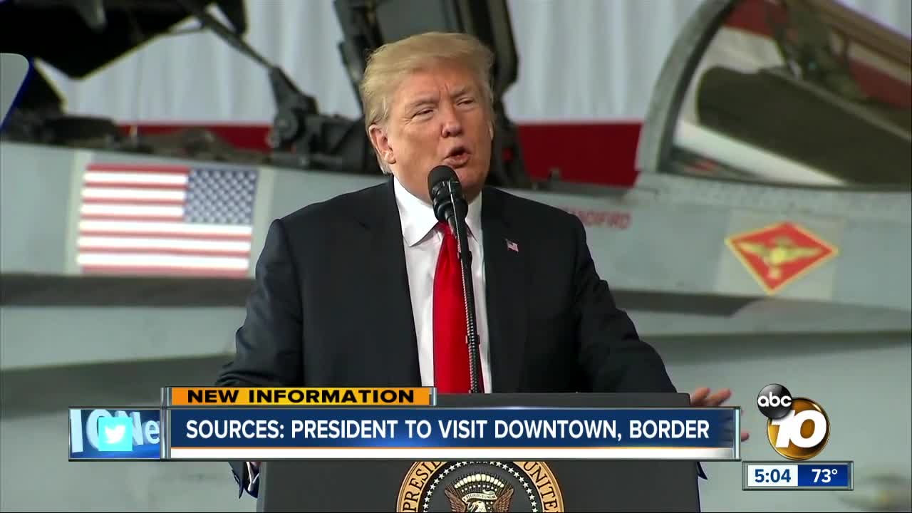 Details emerging on President Trump's visit