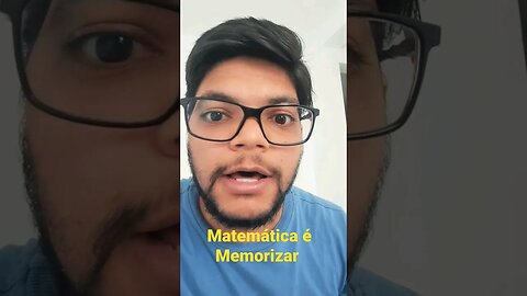 Por que matemática é um processo de memorização?! #shorts #matemática #concurso #raciocíniologico