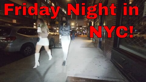 NYC on Friday night: has COVID omicron fear set in? Are people going out?