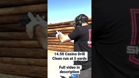 14.50 clean Casino Drill at 5 yards #shorts