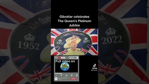 Gibraltar Celebrates The Queens Platinum Jubilee #shorts