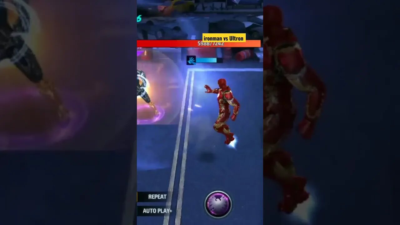 Ironman vs Ultron fight #shortsfeed #videogames #viral #Skop #shorts