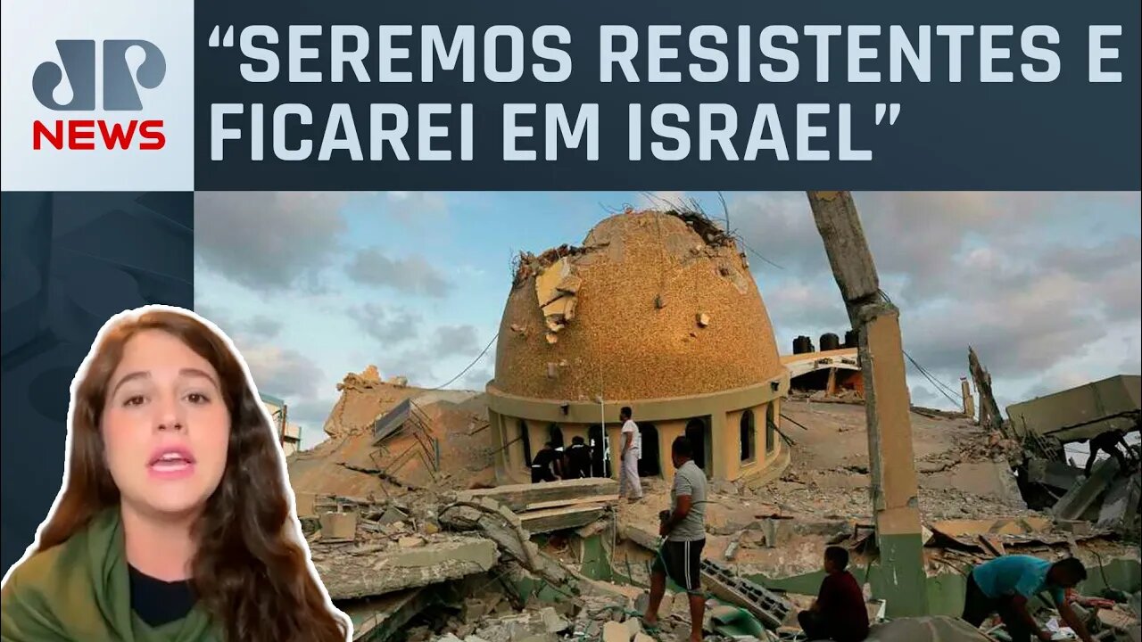 Aline Szewkies relata tensão com bombardeios em Israel