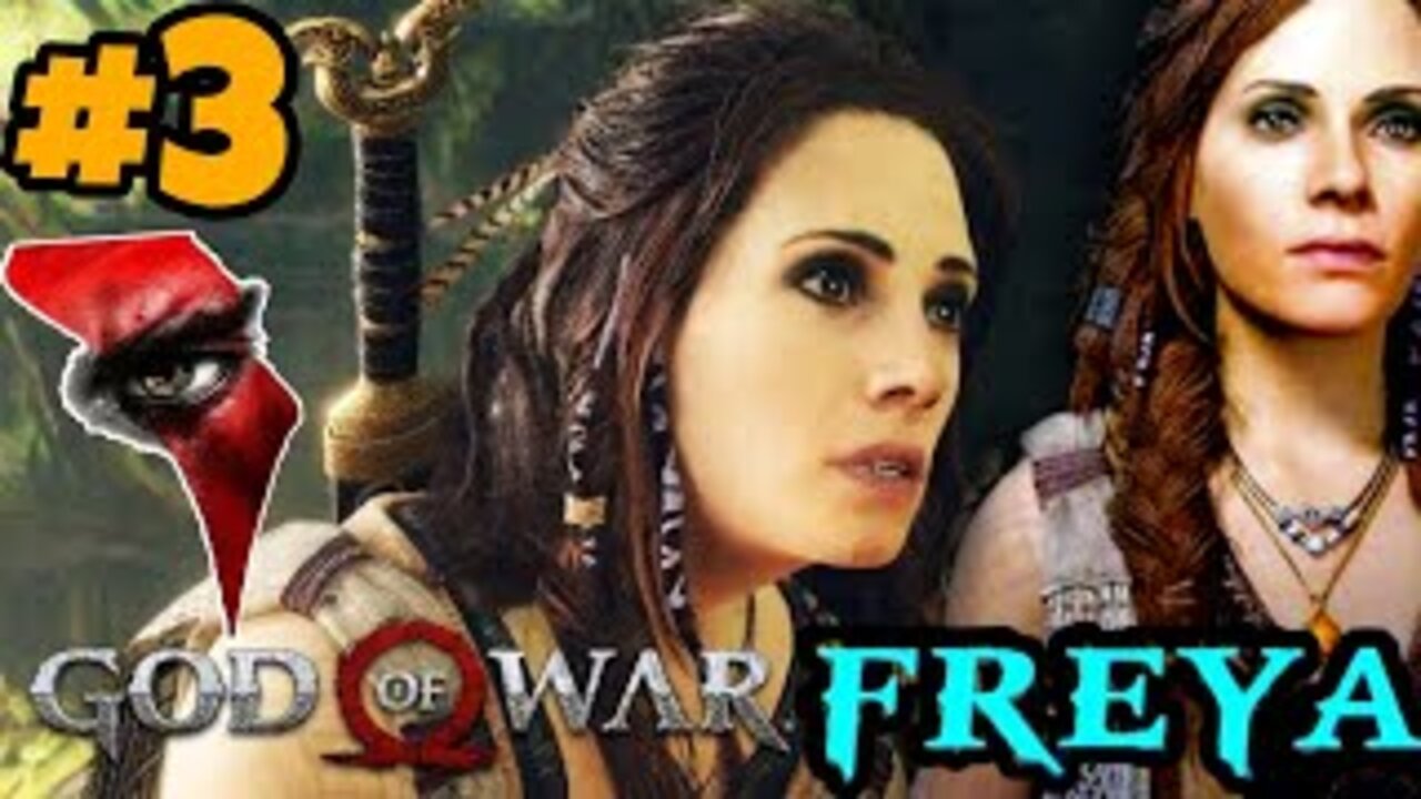 GOD OF WAR - PARTE 3 - BROK O AZUL - FREYA - BATALHA CONTRA MINI BOSS - A BÚSSOLA DA BRUXA