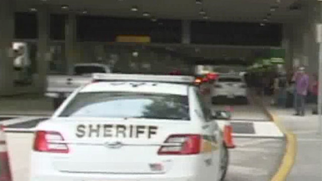 Heavy police presence at Palm Beach International Airport