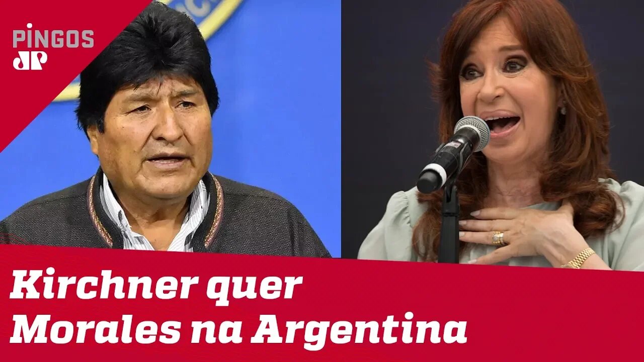 Poste de Kirchner quer Evo Morales na Argentina