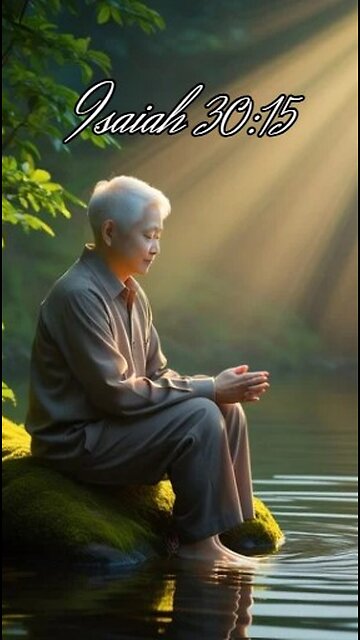 Isaiah 30:15 - In repentance and rest is your salvation, in quietness and trust is your strength...