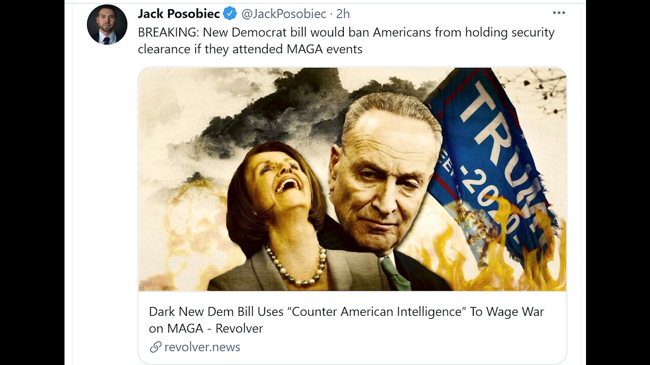 "TRUMP Breaking News/"S T O P THE H R.1 BILL.WAKEUP" 3.24.21