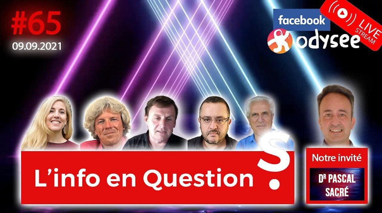 L'info en QuestionS #65 avec Pascal Sacré - 9.09.21