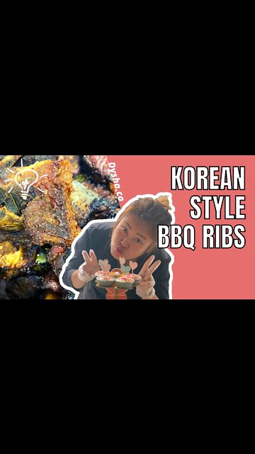 Cooking Korean Style BBQ Ribs. Cooking Ideas and Inspiration. #shorts