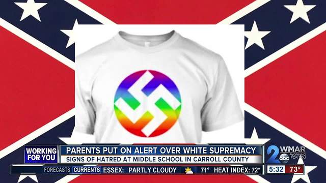 Parents put on alert over white supremacy