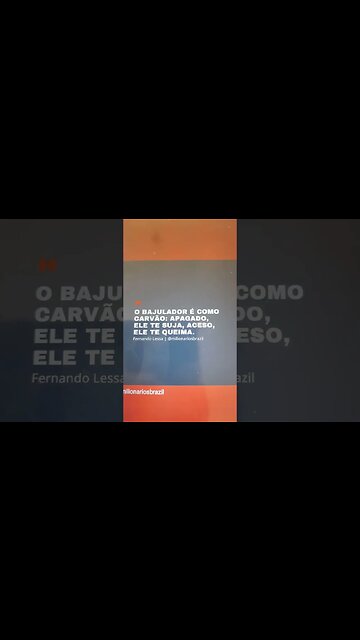 O bajulador é como o carvão