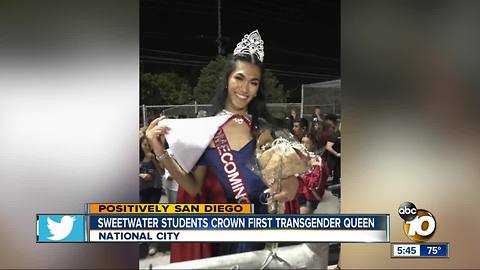 Sweetwater High crowns first transgender queen