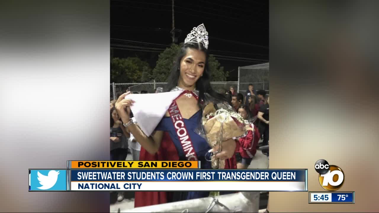 Sweetwater High crowns first transgender queen