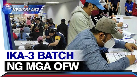 Ikatlong batch ng mga OFW galing Israel, nakauwi na sa bansa