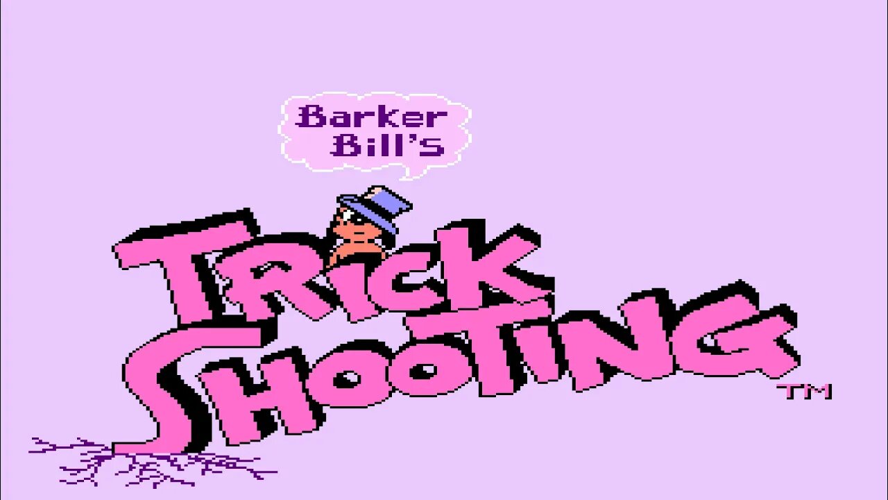 Barker Bill's Trick Shooting (1990) Gameplay [NES Zapper] [NES]