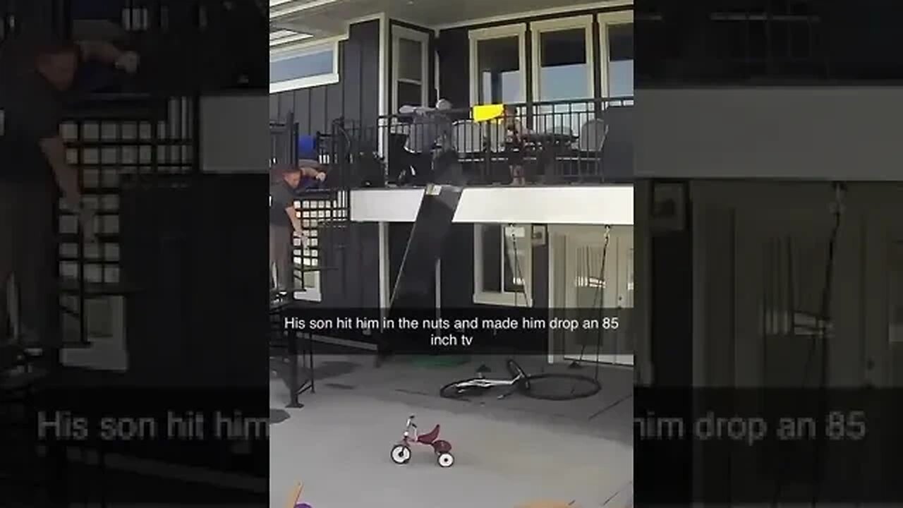 Prank Causes A TV Drop