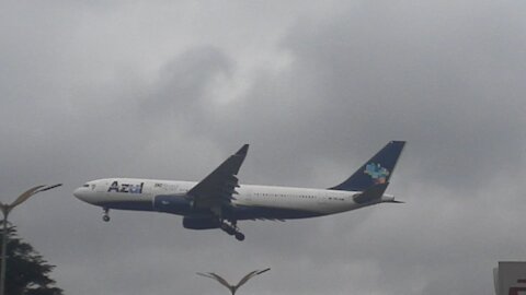 Airbus A330 PR-AIW na final antes de pousar em Manaus vindo de Campinas 28022021