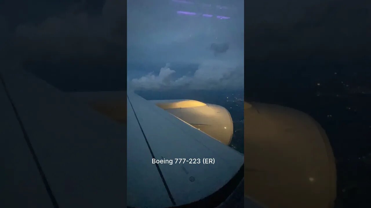 Beautiful Thunderstorm Landing from London Heathrow to Charlotte #aviation