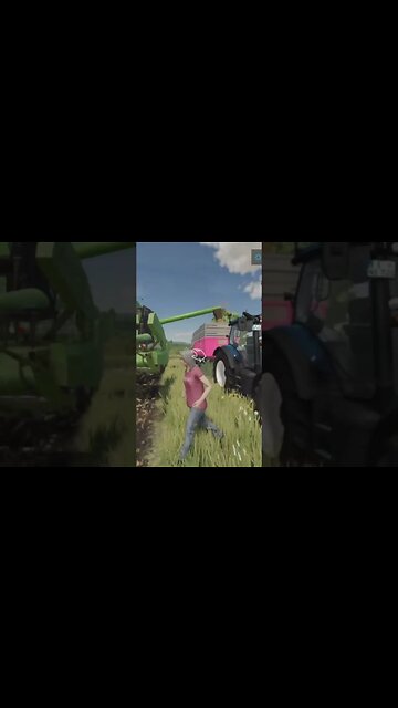 Hinterland Wheat Harvest Farming Simulator 22 #shorts