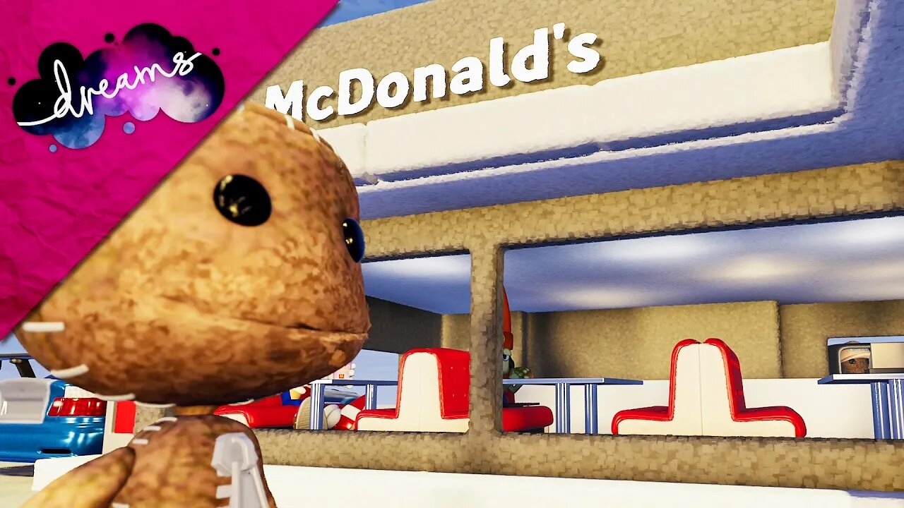 Sackboy Does Da Griddy At McDonalds | Dreams PS4