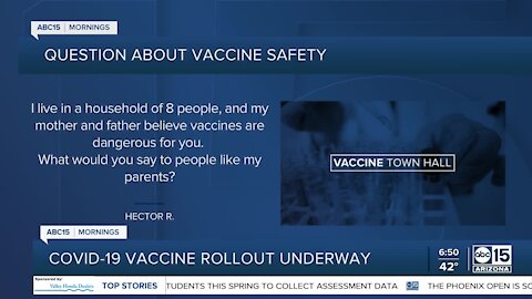 ABC15 Town Hall: Answering coronavirus vaccine questions and concerns