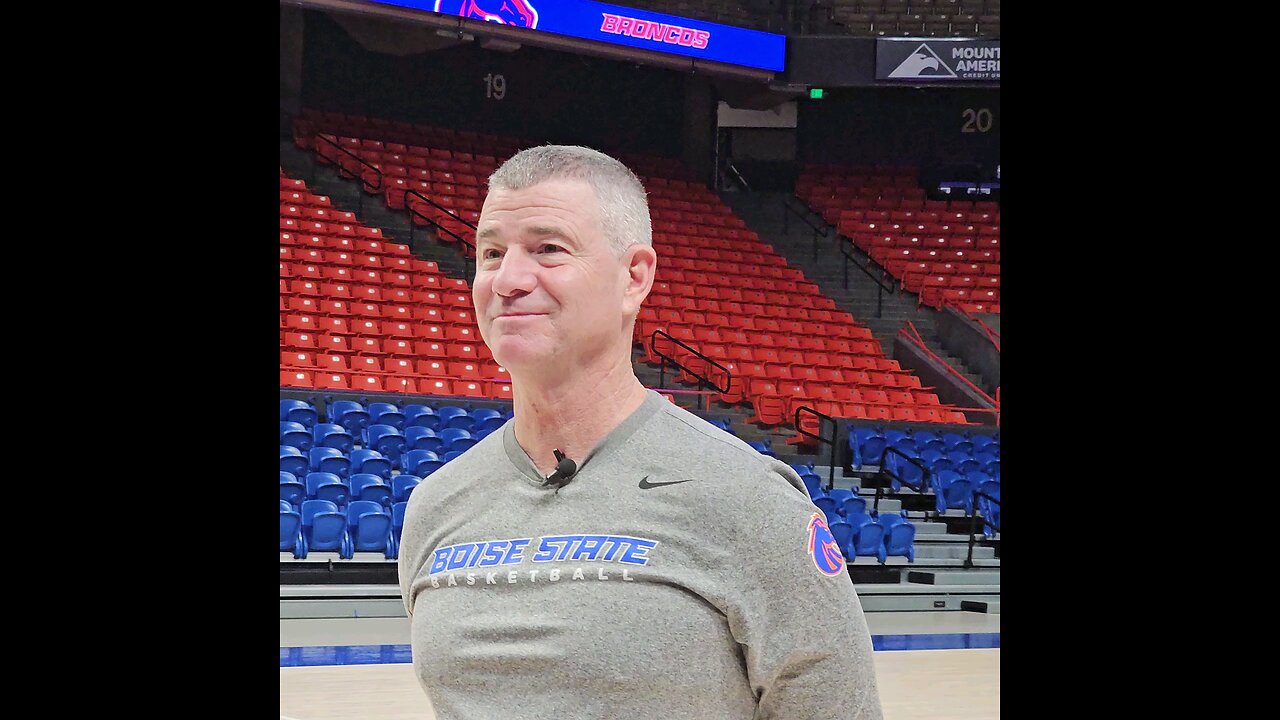 Pre Regular Season Finale Interview With Boise State Basketball Coach, Leon Rice