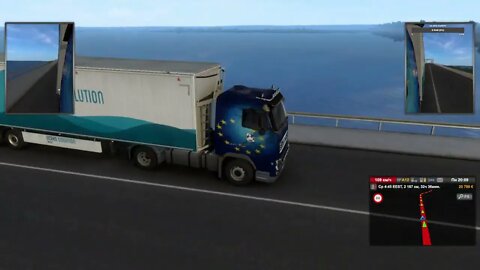 Вот так точно ездить не нужно / This is exactly how you don't need to drive. Euro Truck Simulator 2