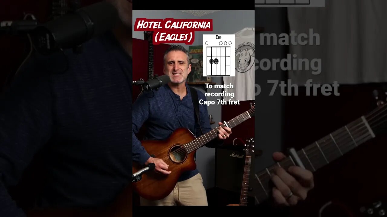 The epic verse section of hotel California by the eagles #shorts