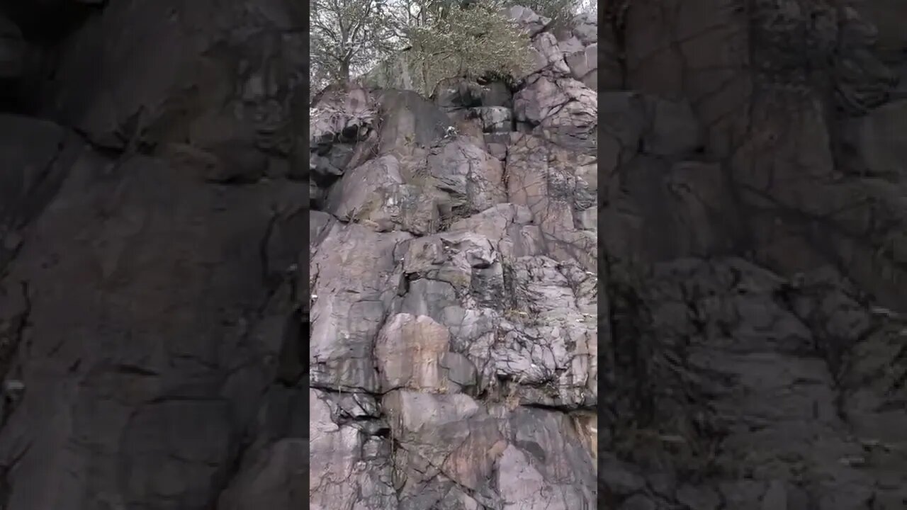 beautiful rock wall