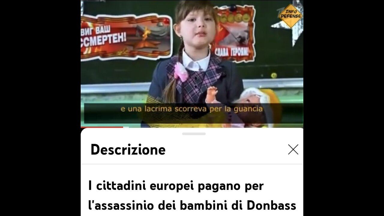 I bambini uccisi dai bombardamenti ucraini nel Donbass