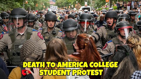 PROTESTORS SAYS DEATH TO AMERICA