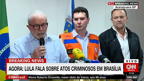 Presidente LULA fala sobre criminosos em Brasília @shortscnn #shortscnn