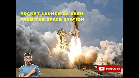 View of a Rocket Launch from the Space Station