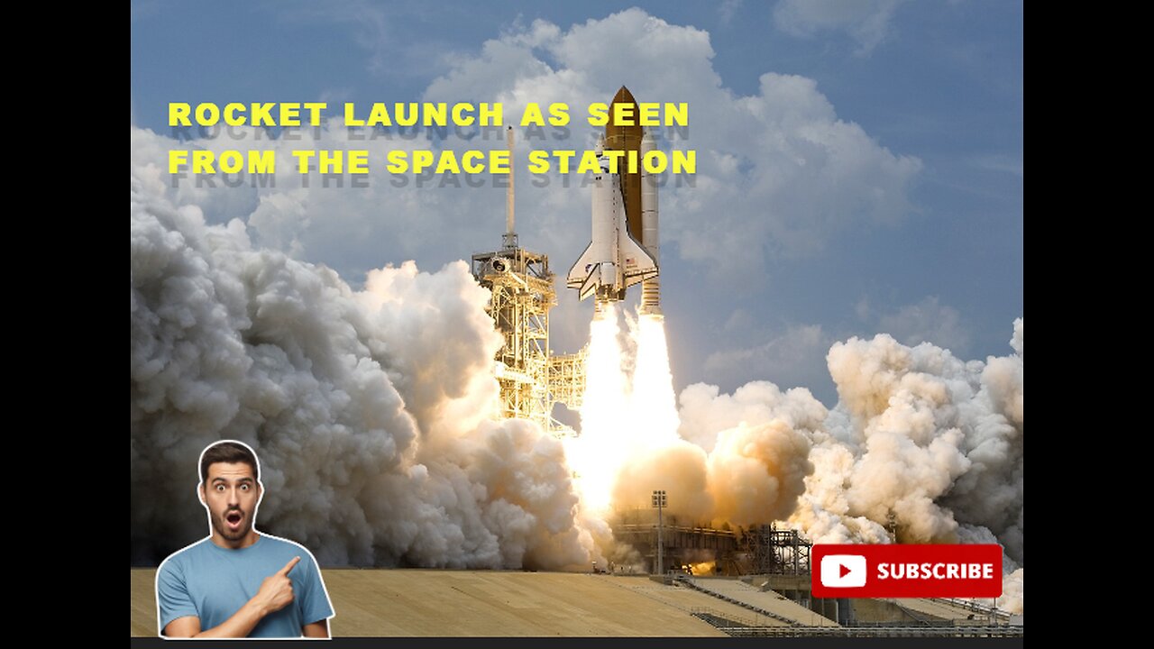 View of a Rocket Launch from the Space Station