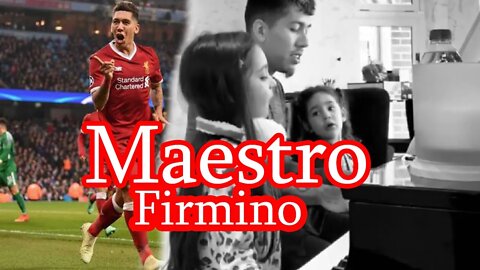 QUARENTENA JOGADOR FIRMINO VIRA PIANISTA E CANTA COM SEUS FILHOS!!
