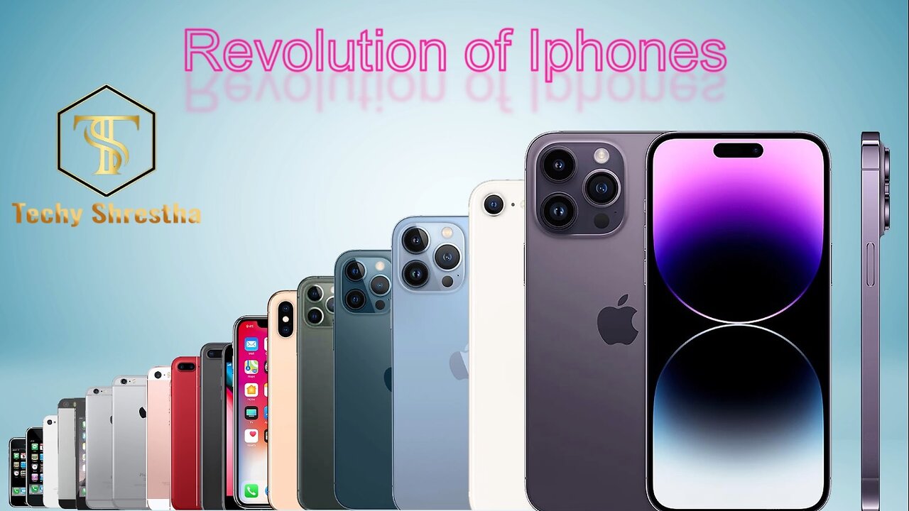 Revolution of Iphones, Iphone 1st gen to Iphone 14 Pro Max