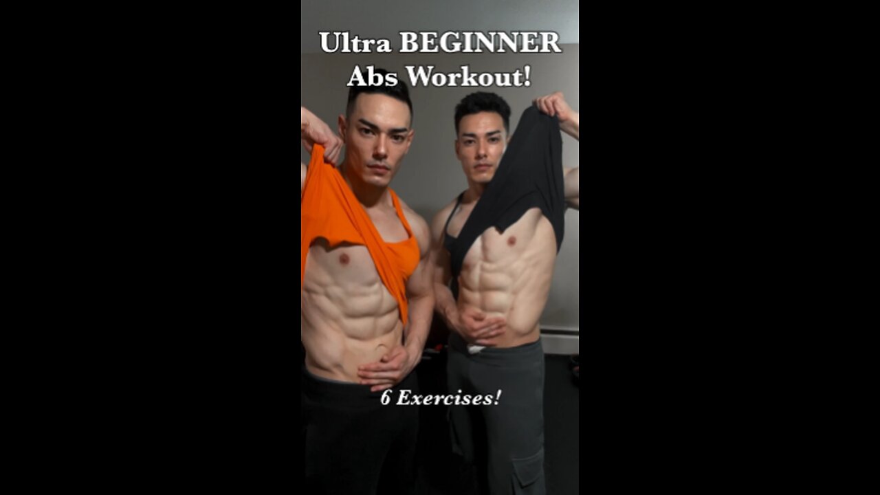 Ultra BEGINNER Abs Workout! (6 Exercises)