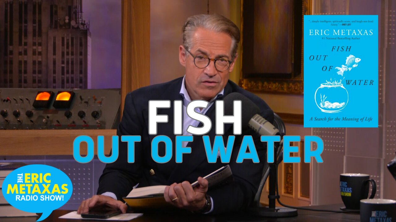 Eric Reads a Couple of Very Funny Pages From His Newly-Released Paperback, “Fish Out of Water.”