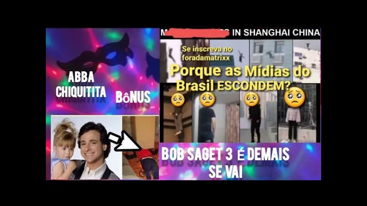 MÍDIAS NÃO FALAM O QUE TÁ OCORRENDO NA CHINA- XANGAI! CHIQUITITA ABBA! ATOR BOB SAGET M0RRE DO NADA!