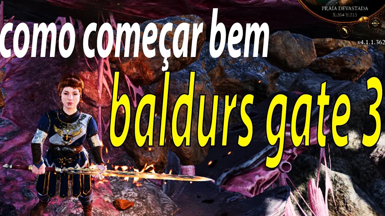 Como começar bem matar comandante Zhalk Baldurs gate 3 e pegar a espada de fogo eterno no lançamento