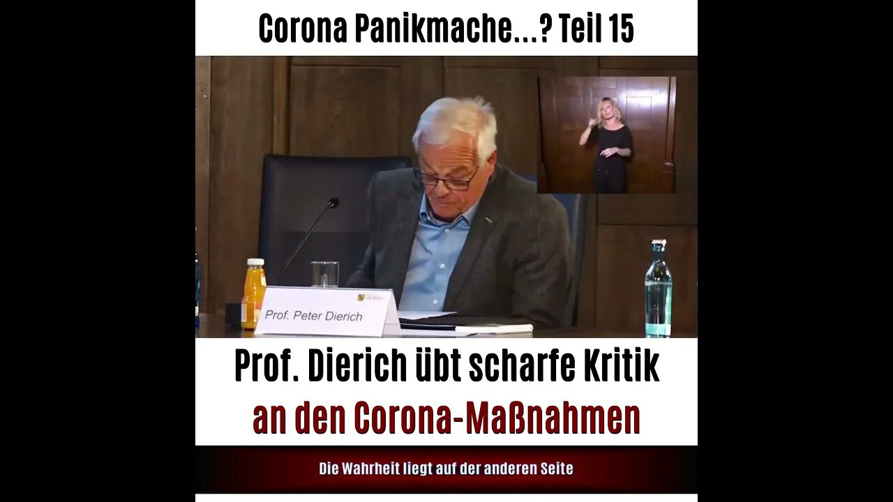 🎙🎙🎙 Sachsen: Prof. Peter Dierich kritisiert die Corona Maßnahmen