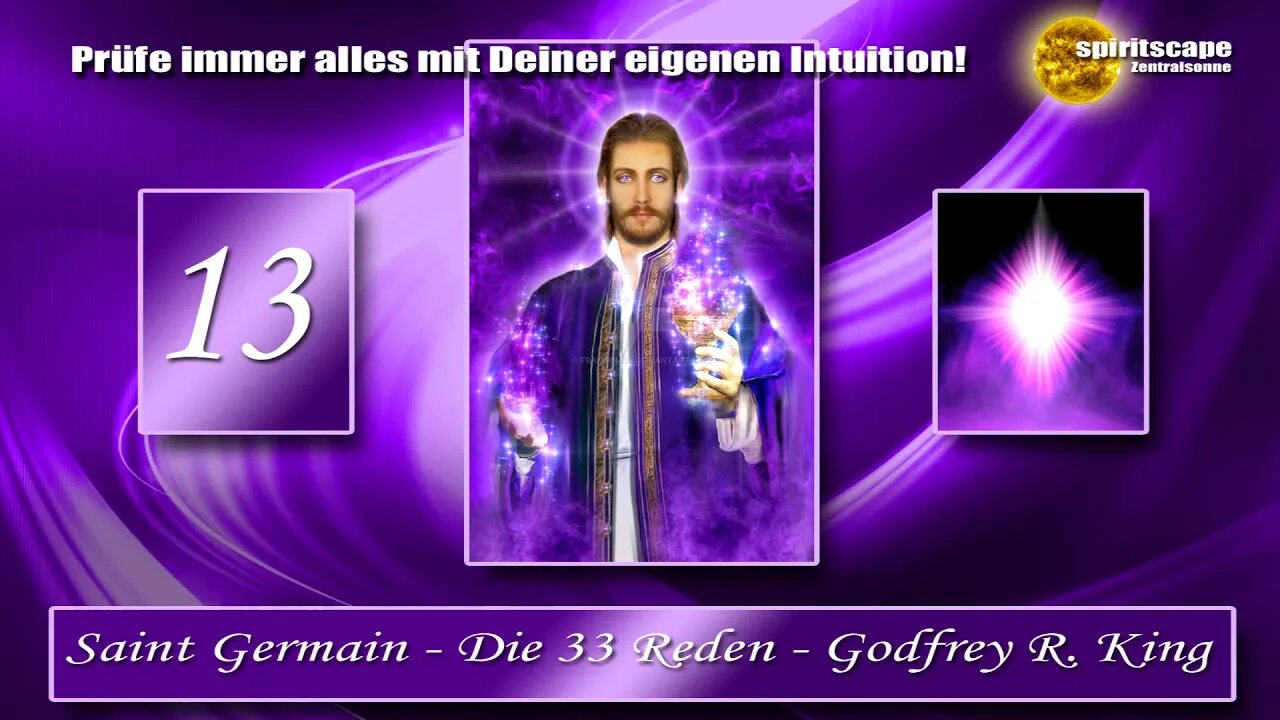 Saint Germain - Die 33 Reden - Rede 13
